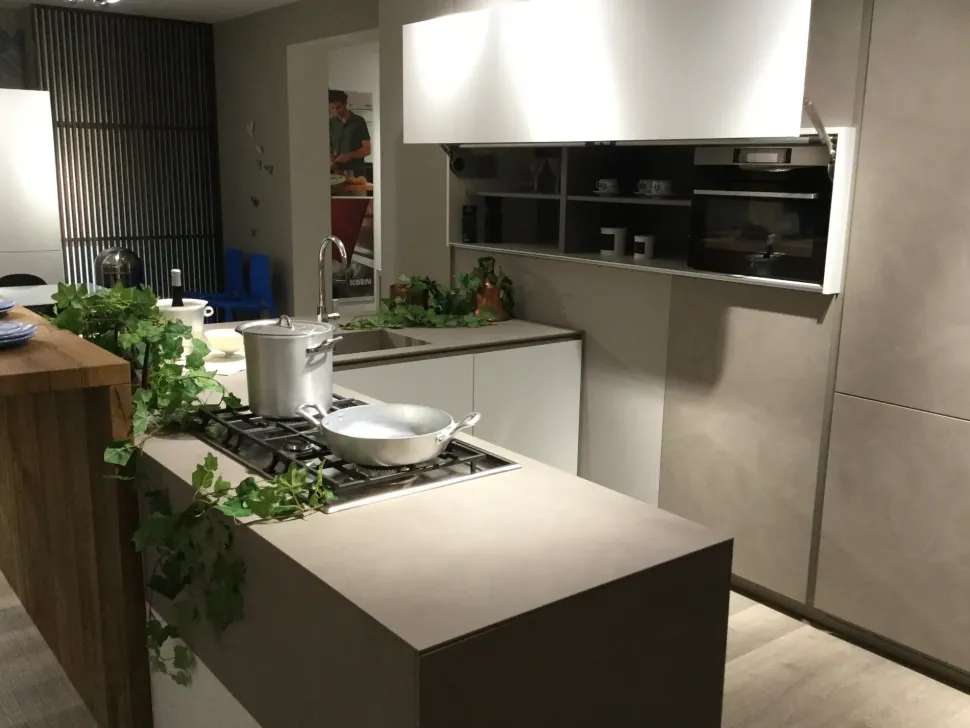 Cucina Monoliti design tortora Meson's cucine ad angolo scontata 55%