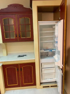 Cucina Morgana classica rossa ad isola Arrex