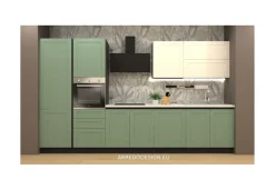 Cucina Net cucine moderna lineare altri colori in polimerico Dora