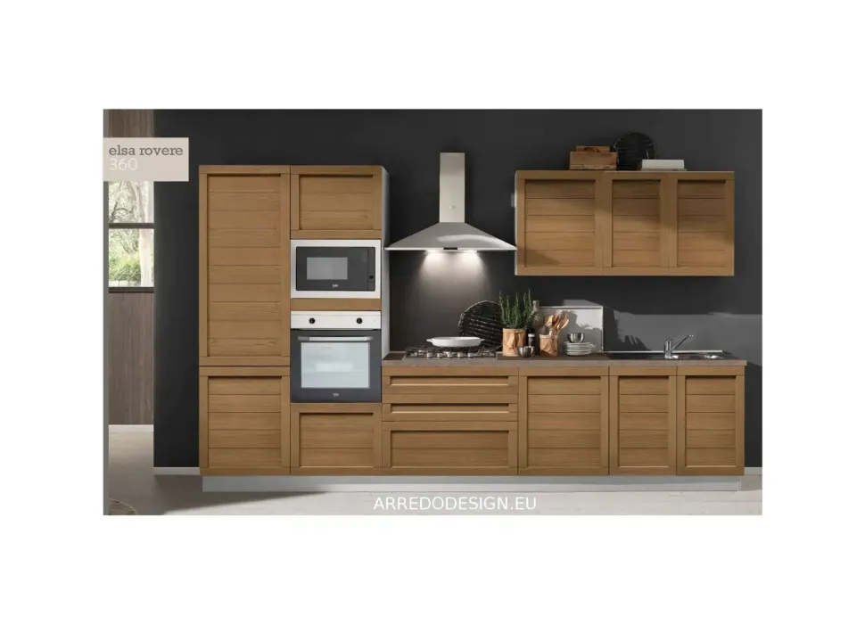 Cucina Net cucine moderna lineare altri colori in nobilitato Elsa