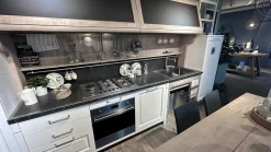 Cucina No ve industriale bianca Marchi cucine lineare scontata 51%
