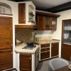 Cucina noce in muratura ad angolo Giaconi & raponi Ger a soli 11000 Euro