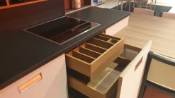 Cucina noce moderna ad angolo Milano  Falegnameria italiana a soli 14900 Euro