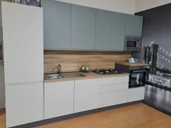 Cucina noce moderna lineare Kelly330 Net cucine