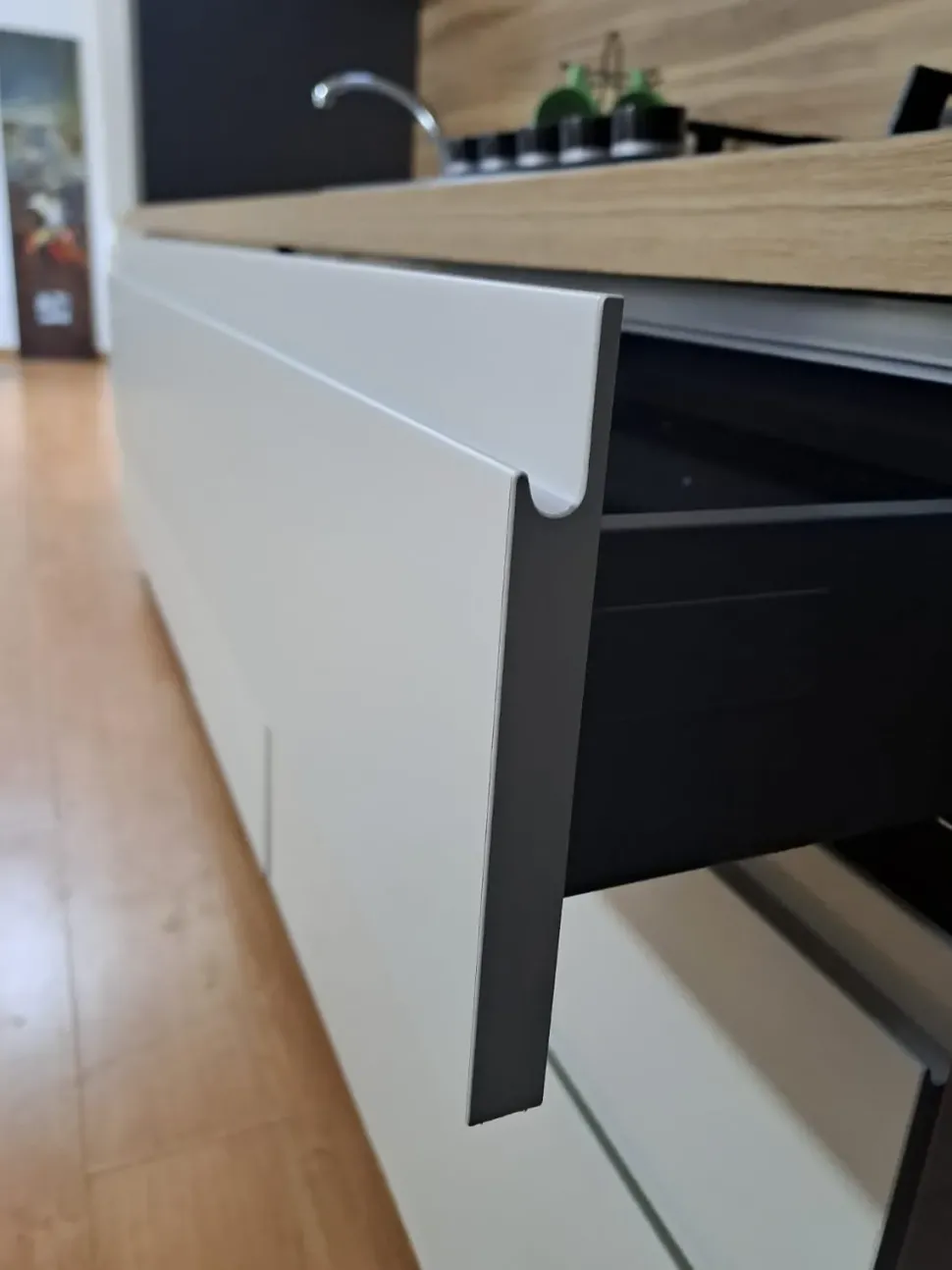 Cucina noce moderna lineare Kelly330 Net cucine