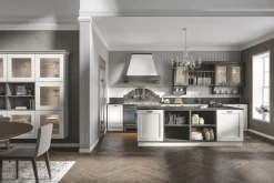 Cucina Olimpia country bianca lineare Home cucine scontata 30%