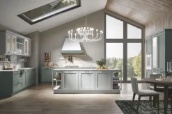 Cucina Olimpia country bianca lineare Home cucine scontata 30%