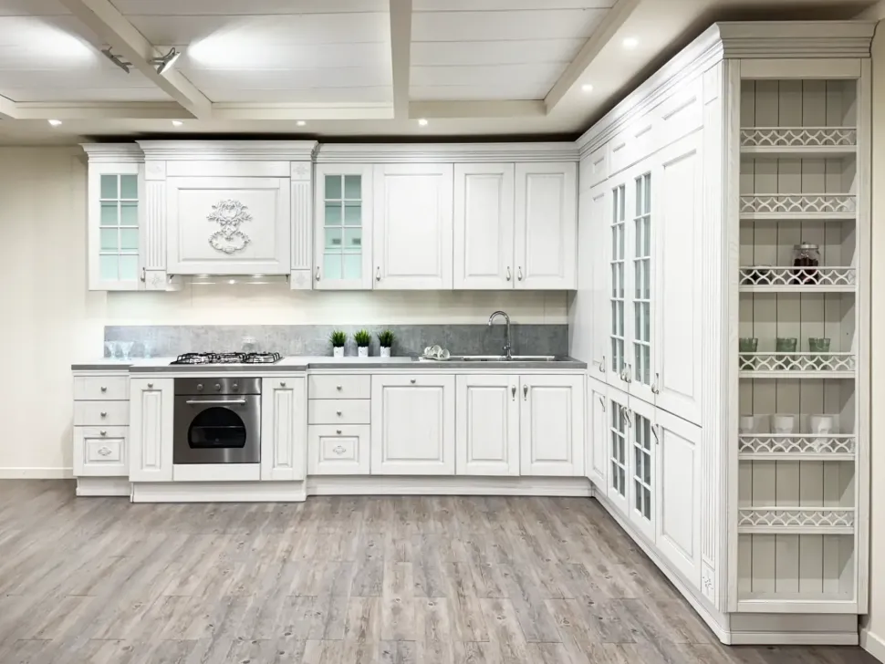 Cucina Opera ad angolo Colombini casa con uno sconto imperdibile