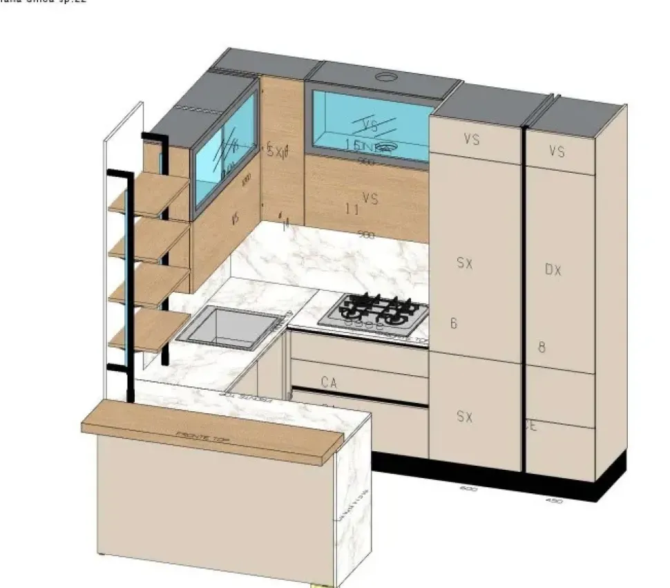 Cucina Piana ad angolo Imab con un ribasso imperdibile