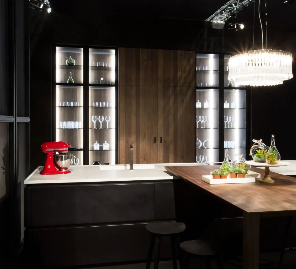 Cucina Primopiano cucine design ad isola grigio in laccato opaco Ingrosso cucine moderne icm62