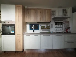 Cucina provenzale lineare Cucina shabby white  Nuovi mondi collection a prezzo ribassato