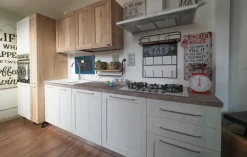 Cucina provenzale lineare Cucina shabby white  Nuovi mondi collection a prezzo ribassato