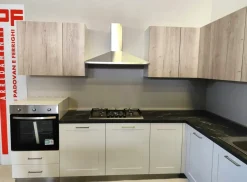 Cucina Robinia ad angolo Ar-due con uno sconto imperdibile