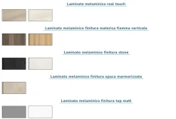 Cucina rossa moderna lineare Creo Jey feel lineare