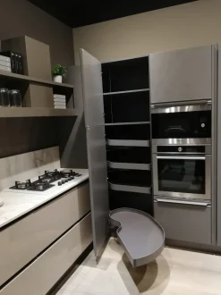 Cucina Round neck moderna tortora Lube cucine ad angolo scontata 53%