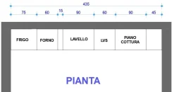 Cucina rovere chiaro design lineare Sp 22 Astra in Offerta Outlet