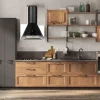 Cucina rovere chiaro industriale lineare Collezione esclusiva  cucina river indsutrial moderna   a soli 5990€