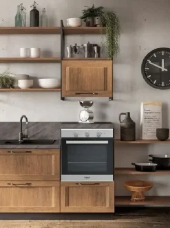 Cucina rovere chiaro industriale lineare Collezione esclusiva  cucina river indsutrial moderna   a soli 5990€