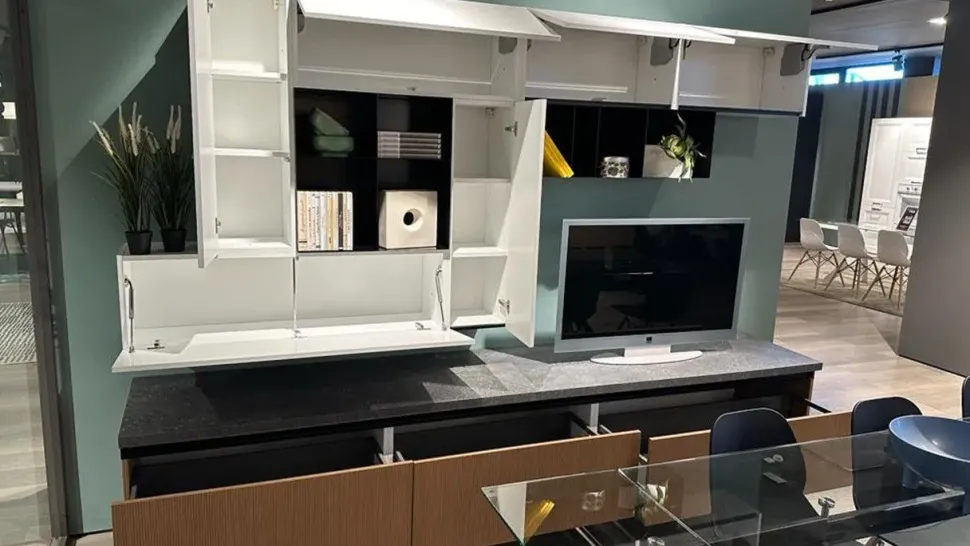 Cucina rovere chiaro moderna lineare Mobilturi Pop a soli 6950 Euro