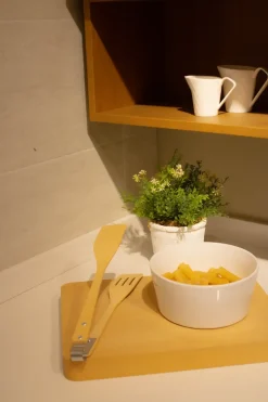 Cucina rovere chiaro moderna ad angolo Dialogo Veneta cucine