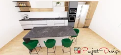 Cucina rovere chiaro moderna lineare Sp22 Astra in offerta