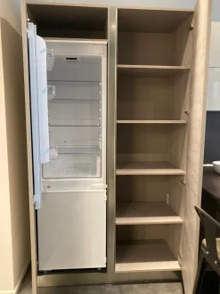 Cucina rovere chiaro moderna con penisola Cloe Arredo3