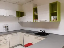 Cucina rovere chiaro moderna ad angolo Gaia Mobilturi