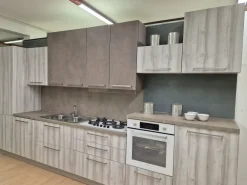 Cucina rovere chiaro moderna lineare Artigianale Brio a soli 5200 Euro