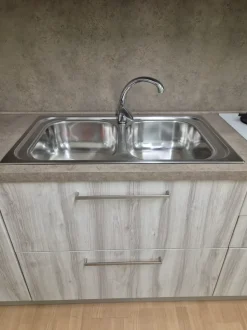 Cucina rovere chiaro moderna lineare Artigianale Brio a soli 5200 Euro