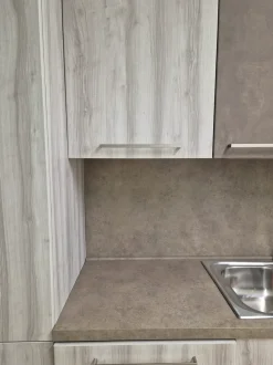 Cucina rovere chiaro moderna lineare Artigianale Brio a soli 5200 Euro