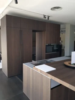 Cucina rovere moro moderna con isola Copat cucine 4.1 a soli 39000 Euro