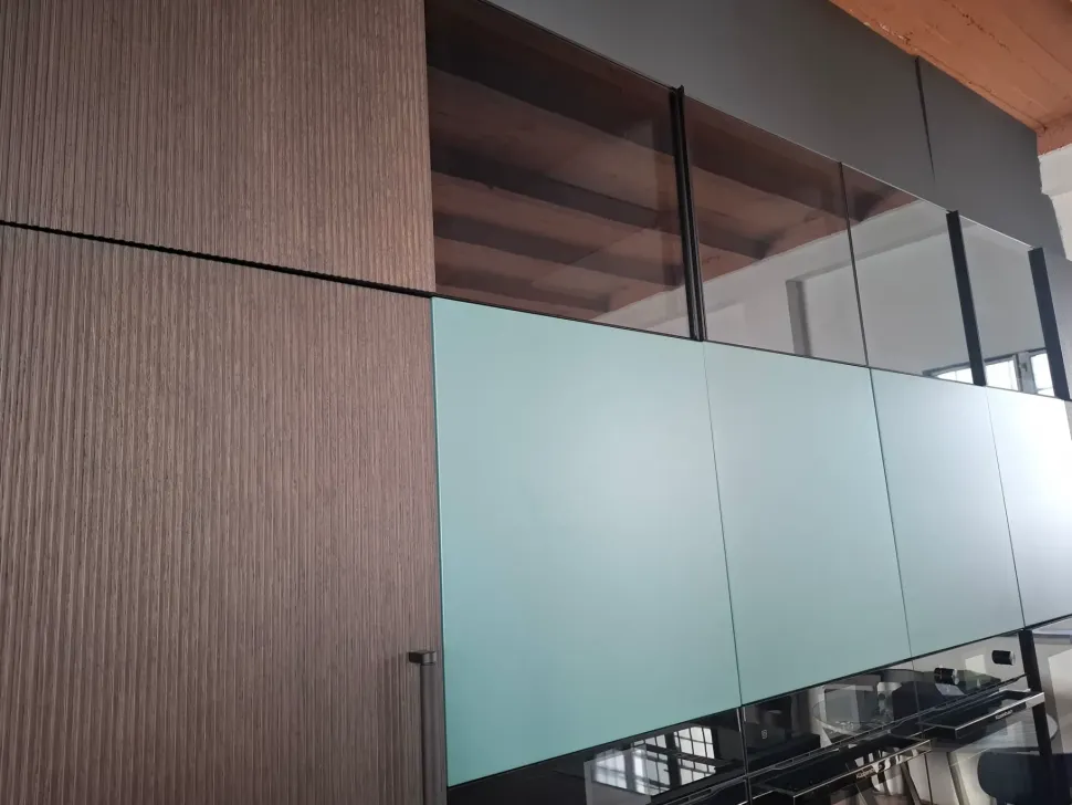 Cucina rovere moro moderna con isola Armony Cucina con isola riga a soli 12000 Euro