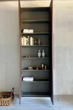 Cucina rovere moro moderna lineare Dispensa modulnova mh6 rovere raw Modulnova in offerta