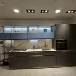 Cucina Scavolini design lineare altri colori in laccata opaco Formalia