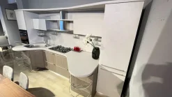 Cucina Skyline moderna grigia Snaidero lineare scontata 53%