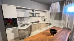 Cucina Skyline moderna grigia Snaidero lineare scontata 53%