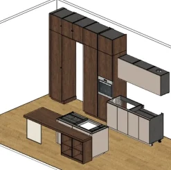 Cucina Snaidero Snaidero link OFFERTA OUTLET sconto 61%