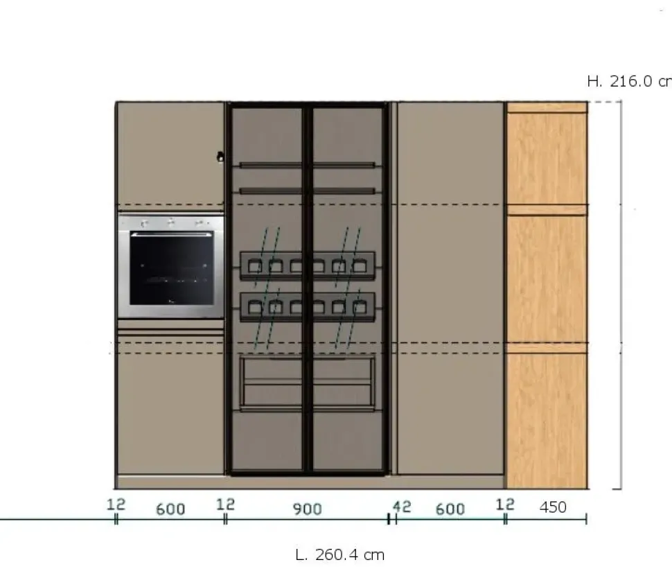 CUCINA Snaidero Way PREZZO OUTLET scontata 60%