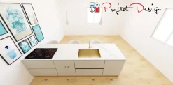 Cucina Sp22 con isola Astra con uno sconto imperdibile