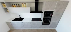 Cucina Sp22 moderna grigia Astra lineare scontata 55%