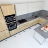 Cucina Sp22 moderna tortora con penisola Astra