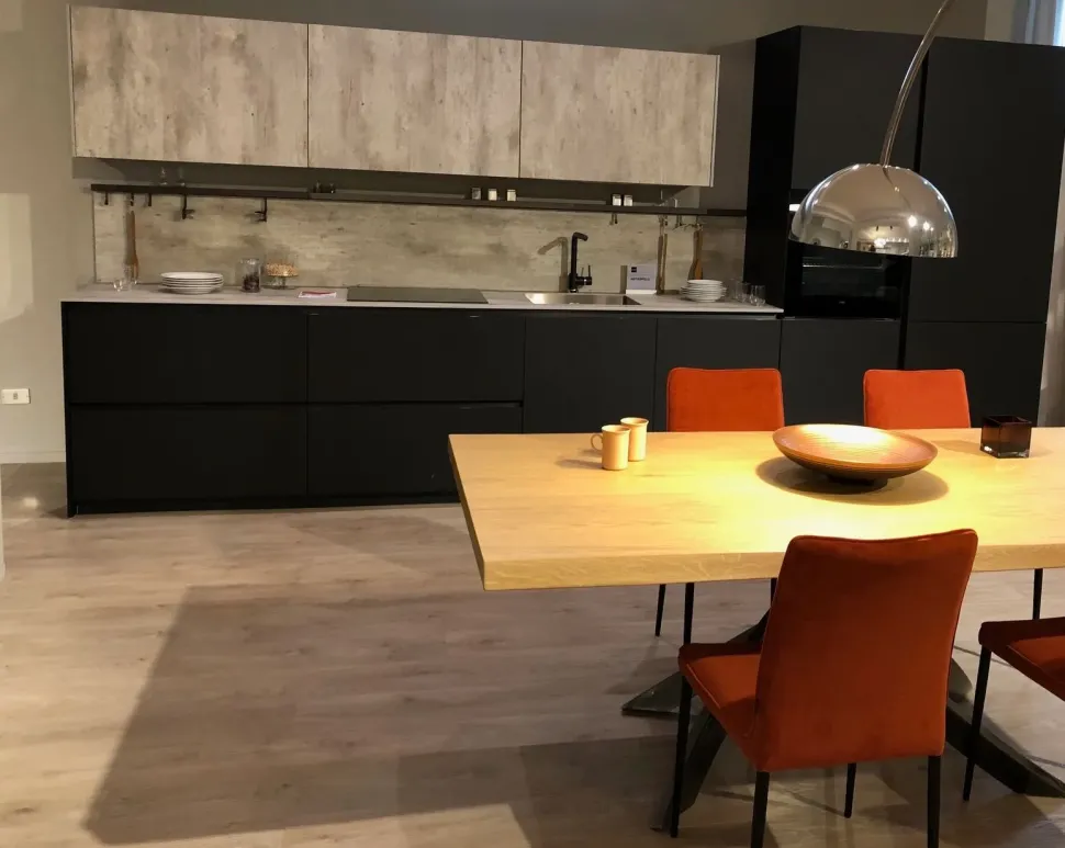 Cucina Stosa moderna lineare altri colori in laminato opaco Metropolis/alliant