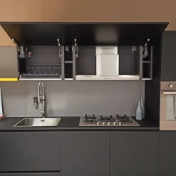 Cucina Time design altri colori Gentili group con penisola scontata 62%