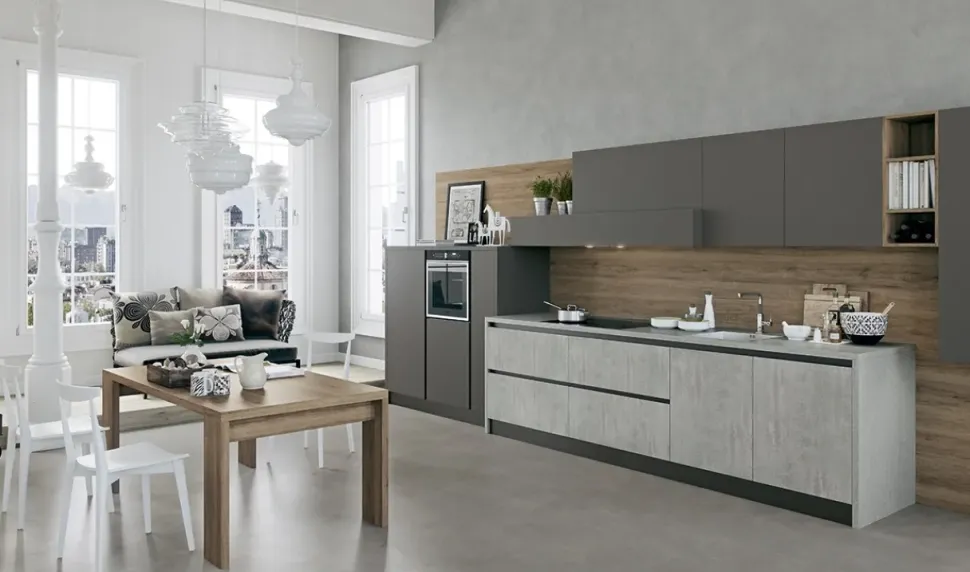 Cucina Time lineare Arredo3 con un ribasso imperdibile