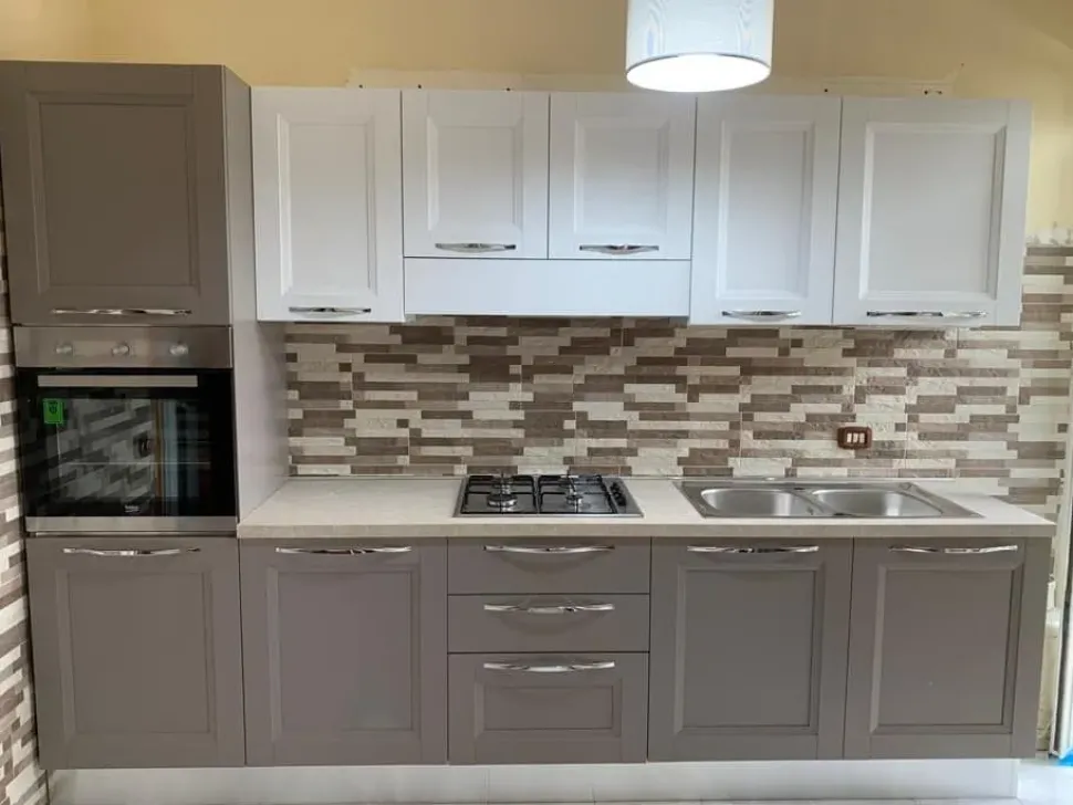 Cucina tortora classica lineare Gioconda Aran