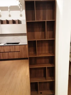 Cucina tortora design ad angolo Glass Arredo3 scontata