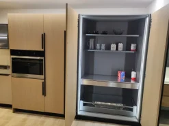 Cucina tortora design con penisola Tratto Arredo3 scontata