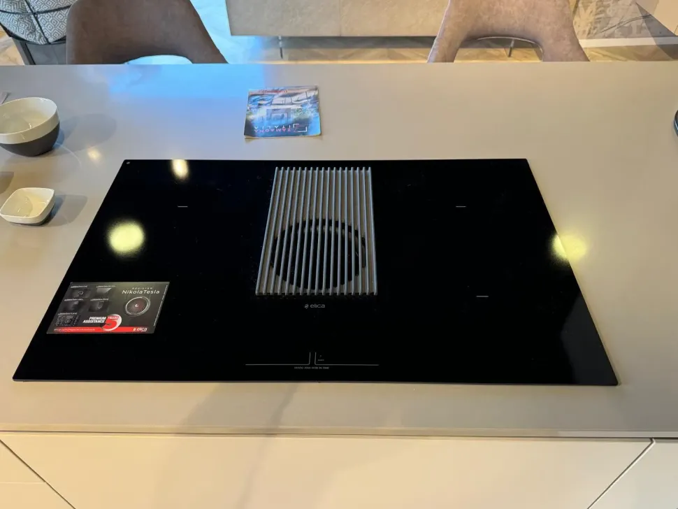 Cucina tortora moderna ad angolo Infinity Stosa scontata