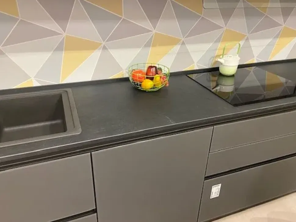 Cucina tortora moderna lineare Al