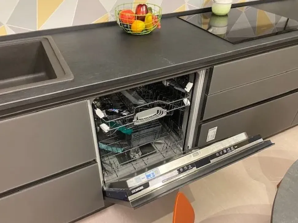 Cucina tortora moderna lineare Al